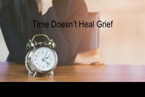 Grief emotional pain baggage time broken heart recovery hope